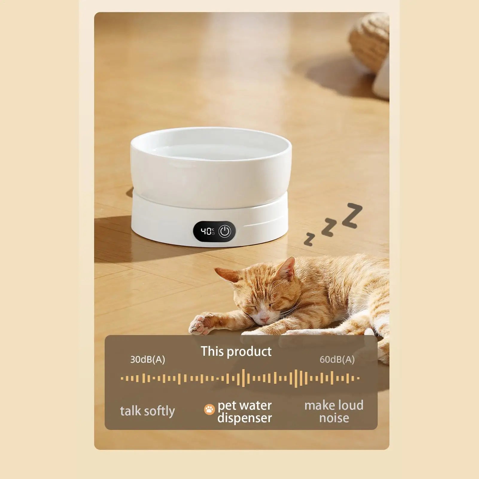 Heated Dog Dish Automatic No Freeze Pet Drinking Plate Thermal Heated Water Bowl For Chickens Ducks Animals Puppy Kitten