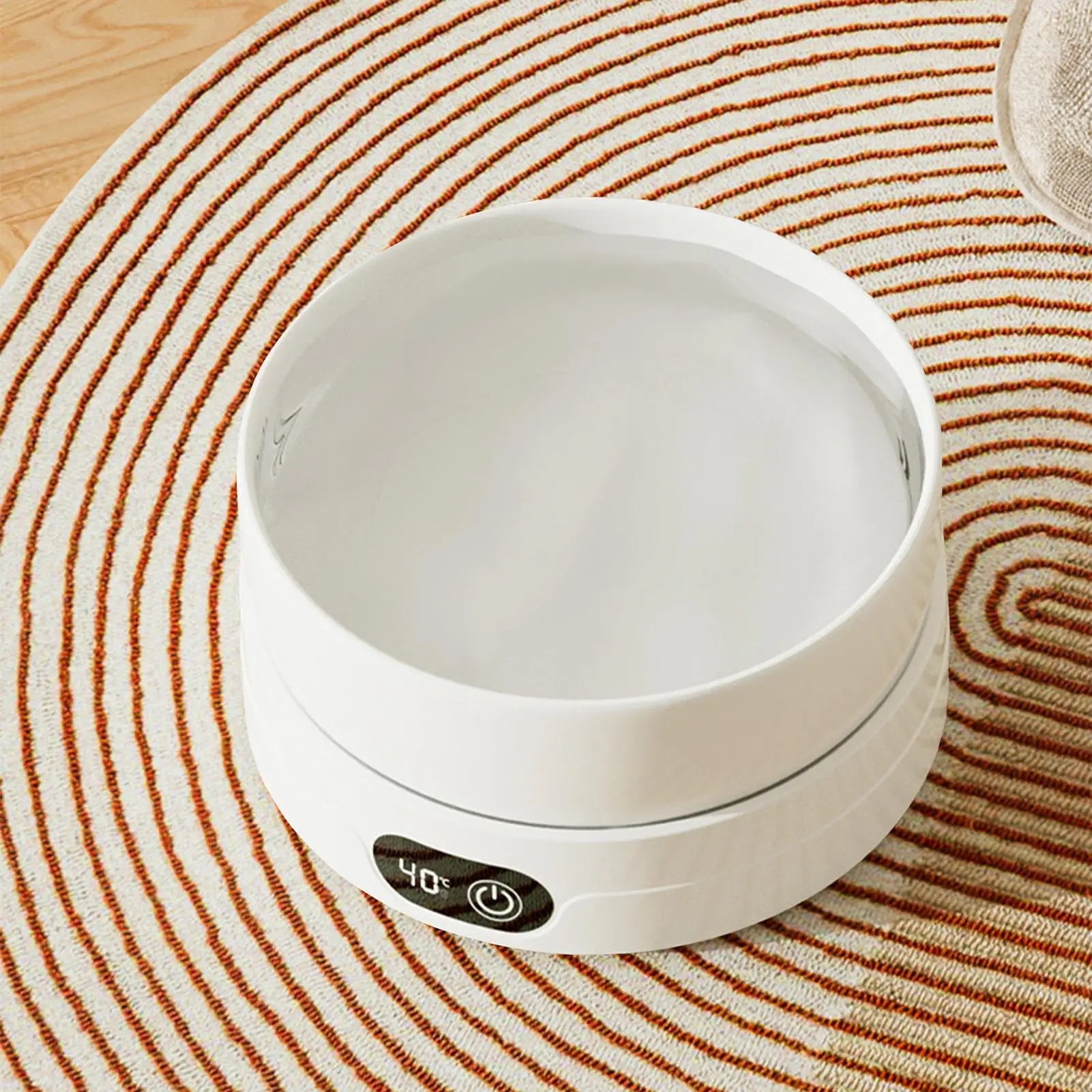 Heated Dog Dish Automatic No Freeze Pet Drinking Plate Thermal Heated Water Bowl For Chickens Ducks Animals Puppy Kitten